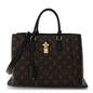 Monogram Flower Tote Black