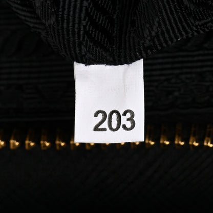 Tessuto Nylon Saffiano Crossbody Bag Black