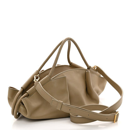 Shiny Nappa Calfskin Small Paseo Bag Clay Green