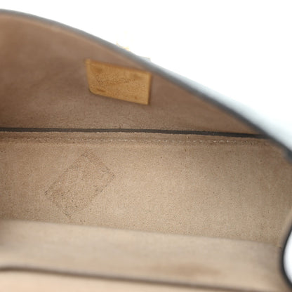 Suede Smooth Calfskin Mini Drew Shoulder Bag Cloudy Blue
