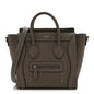 Drummed Calfskin Nano Luggage Souris