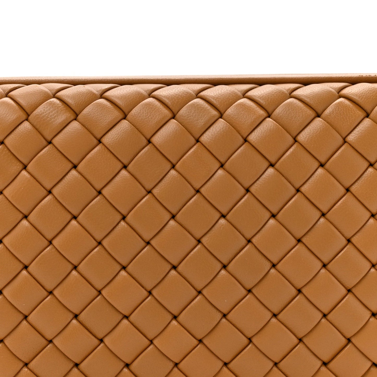 Calfskin Intrecciato Knot On Strap Camel