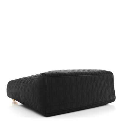 Nylon Cannage Large Lady Dior Black
