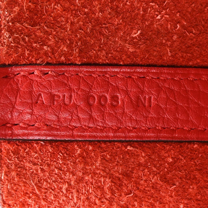 Taurillon Clemence Picotin Lock 22 MM Rouge Tomate