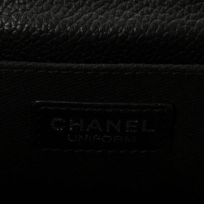 Grained Calfskin Quilted 2.55 Reissue Flap Belt Bag Clutch Black