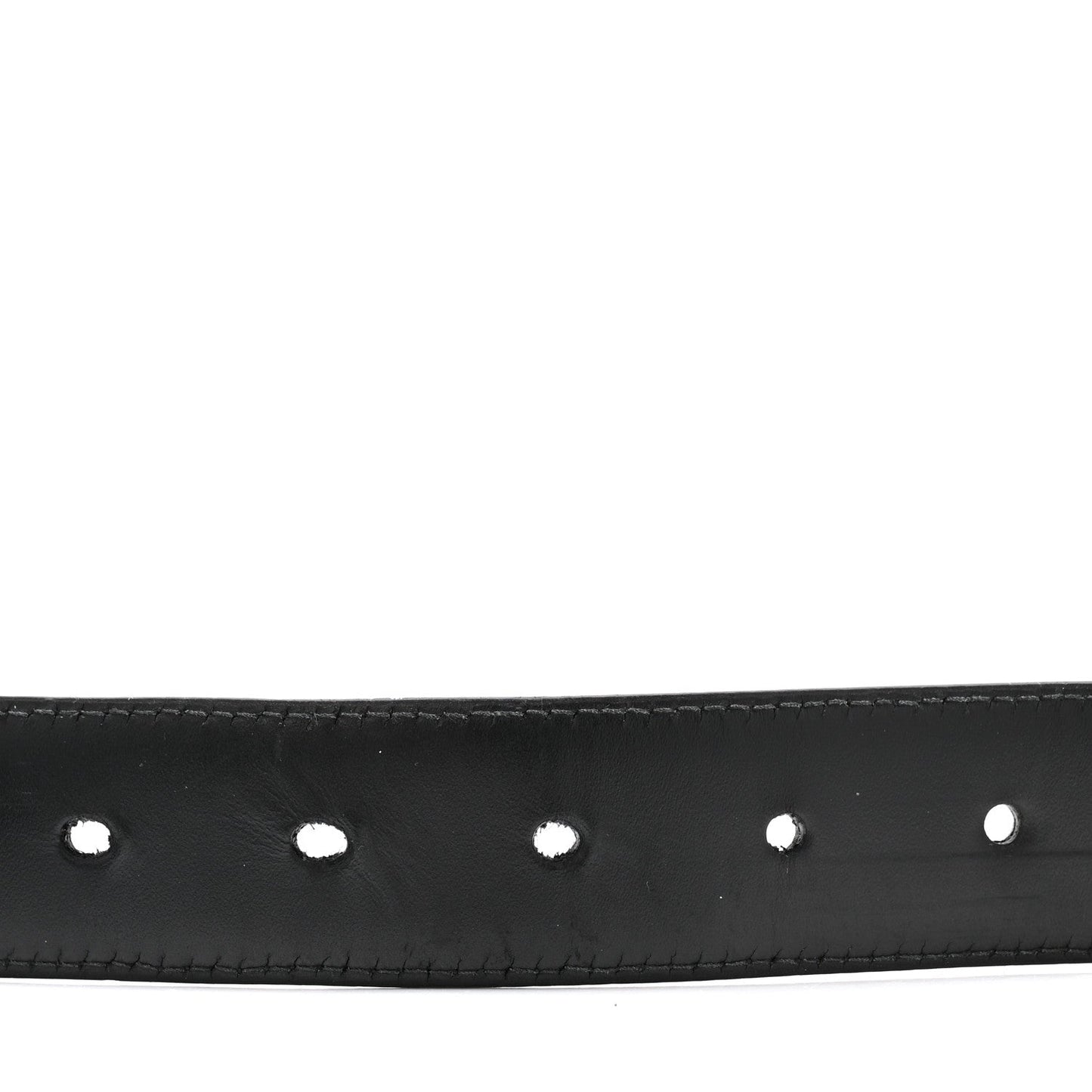 Saffiano Triangle Belt 100 40 Black