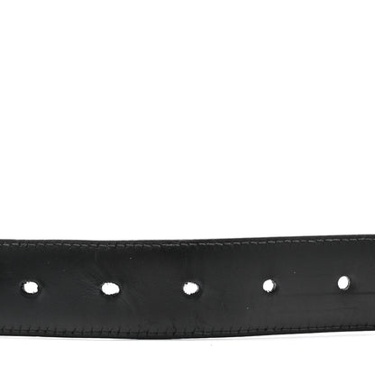 Saffiano Triangle Belt 100 40 Black