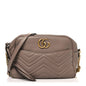 Calfskin Matelasse Medium GG Marmont Chain Shoulder Bag Porcelain Rose