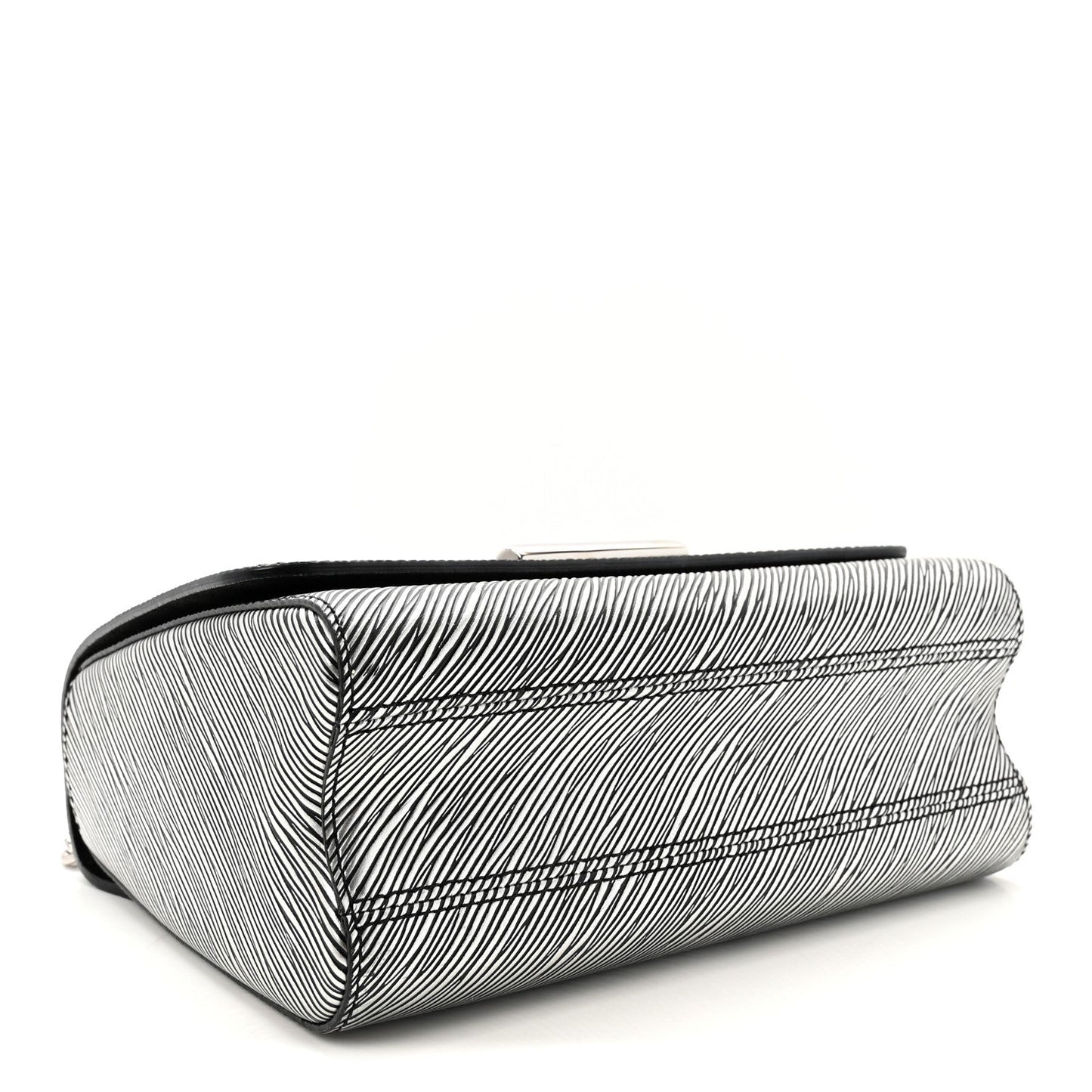 Epi Twist Shoulder Bag MM Argent