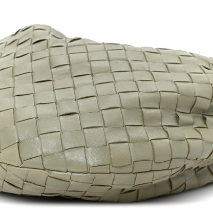 Nappa Intrecciato Teen Jodie Hobo Travertine