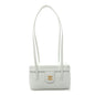 Shiny Caviar Preppy Coco Long Vanity With Strap Light Blue
