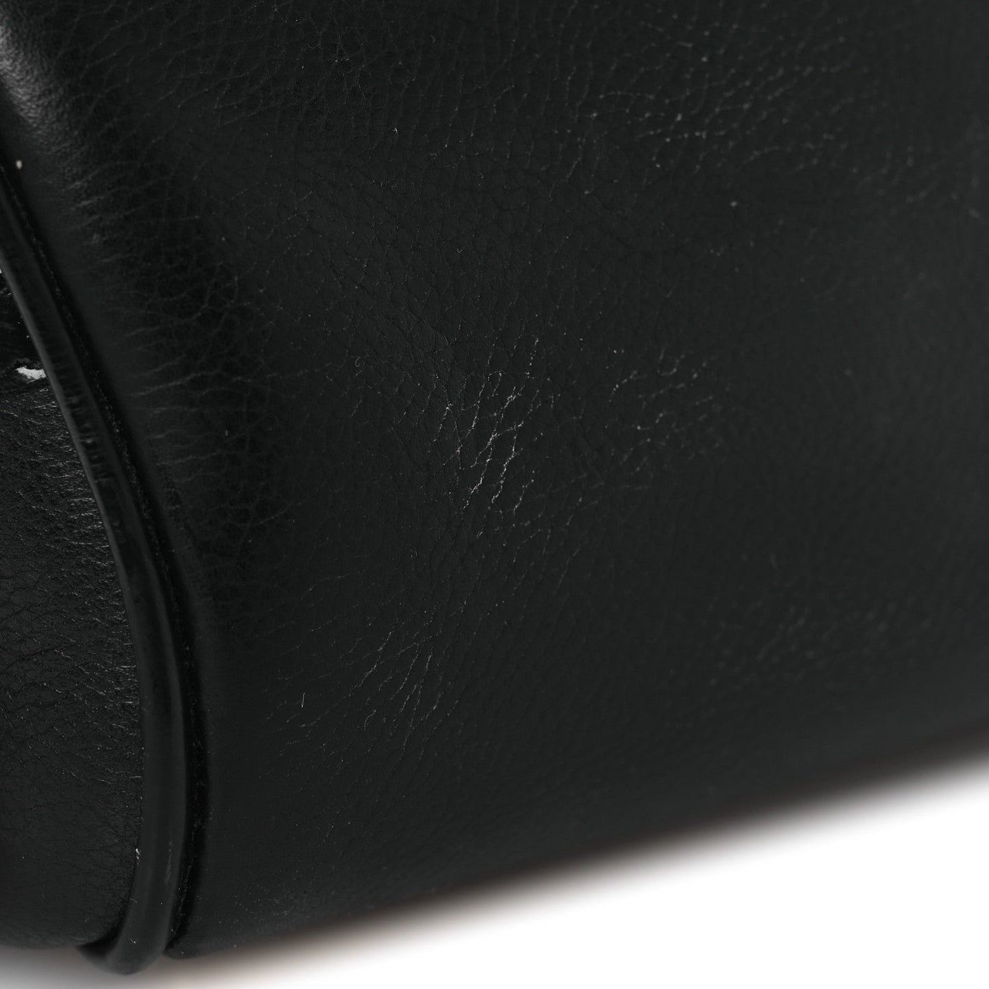 Calfskin Gambler Dice Bowler Black