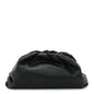 Smooth Butter Calf The Pouch Oversized Clutch Black