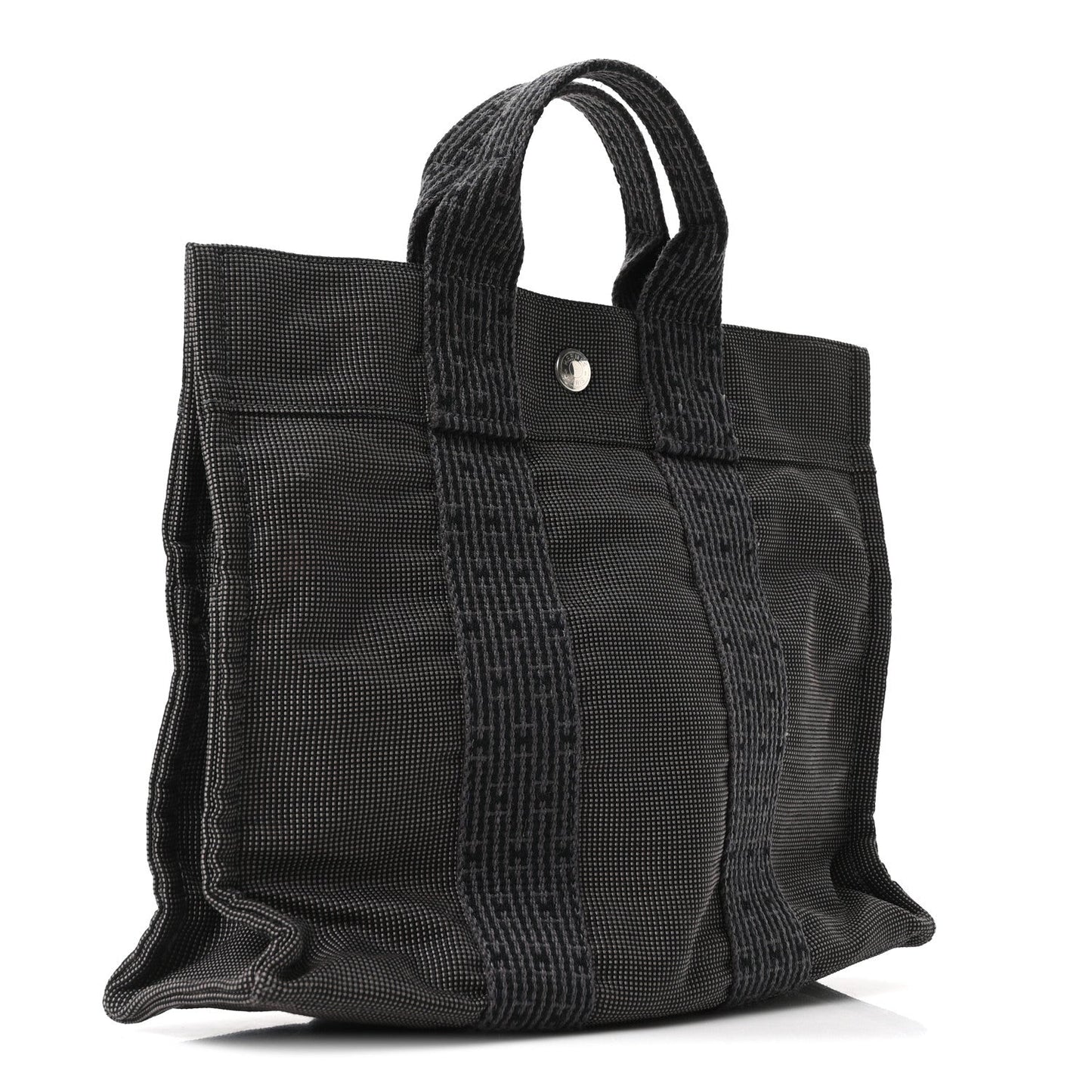 Canvas Herline PM Tote Grey