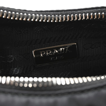 Re-Nylon Saffiano Re-Edition 2005 Shoulder Bag Black