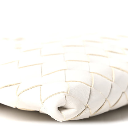 Calfskin Intrecciato Mini Hop White