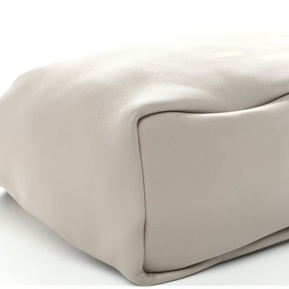 Buttery Nappa Lambskin Small Squeeze Bag Pearl Grey