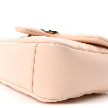 Lambskin Matelasse Small GG Marmont Shoulder Bag Millenial Pink