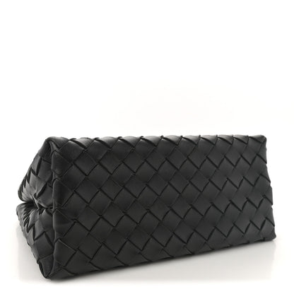 Nappa Intrecciato Small Andiamo With Chain Shoulder Bag Black