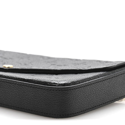 Empreinte Pochette Felicie Chain Wallet Black