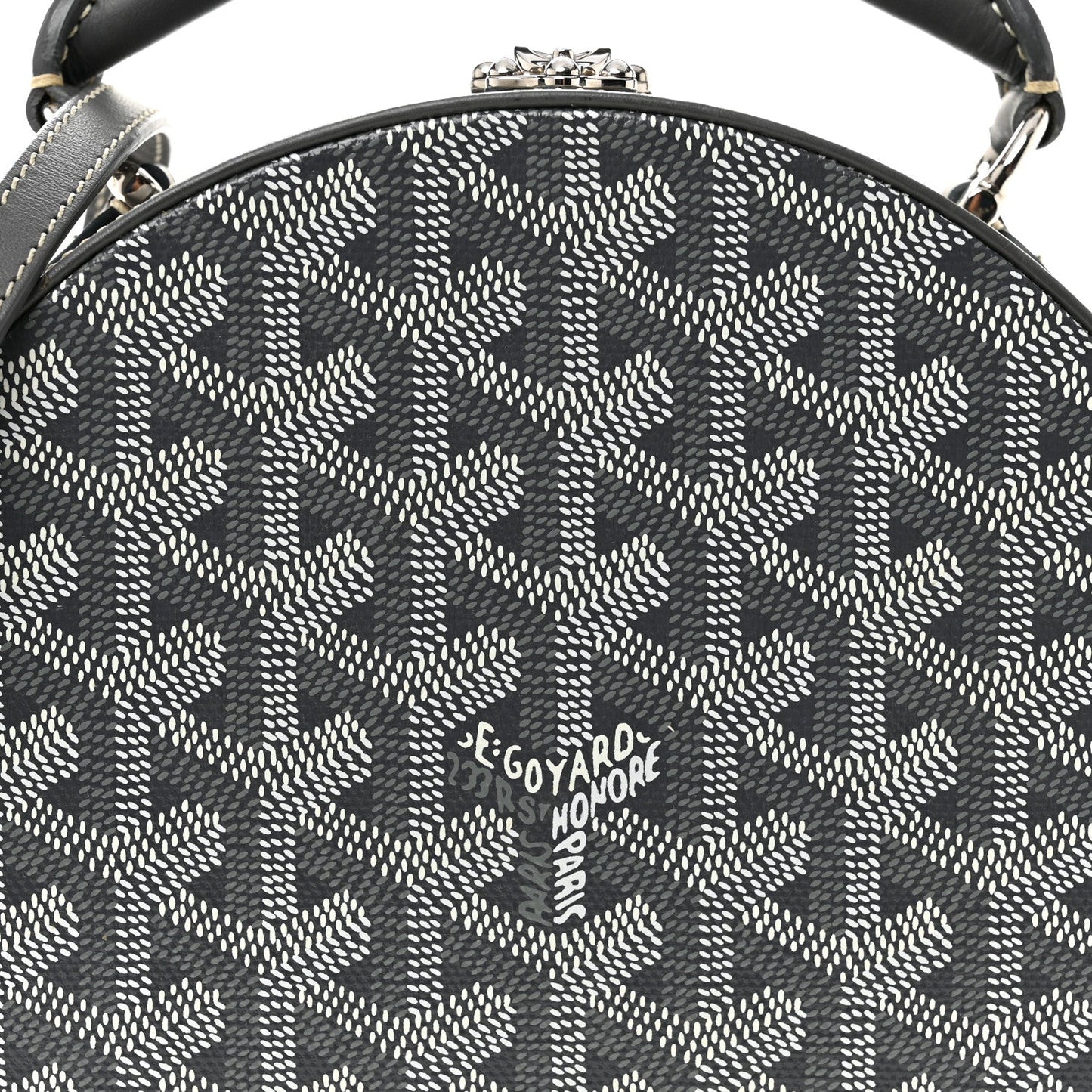 Goyardine Alto Hatbox Grey