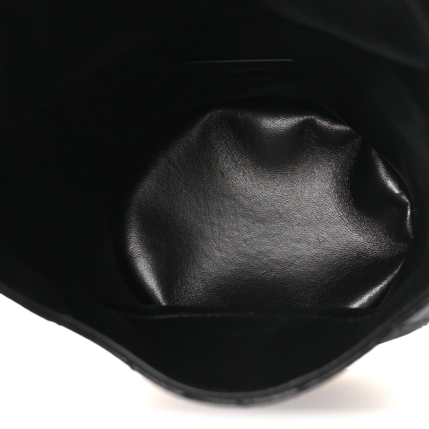 Lambskin Gabby Mini Bucket Bag Black