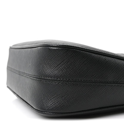 Saffiano Lux Re-Edition 2005 Shoulder Bag Black