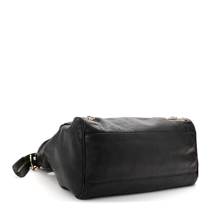 Chevre Gold Metallic Edge Hardware Velo Black