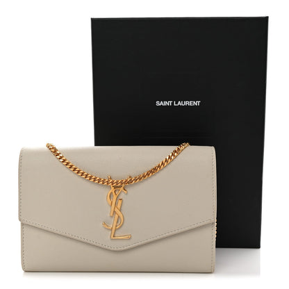 Grain De Poudre Monogram Uptown Chain Wallet Crema Soft