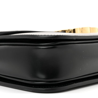 Shiny Calfskin Medium Triomphe Black