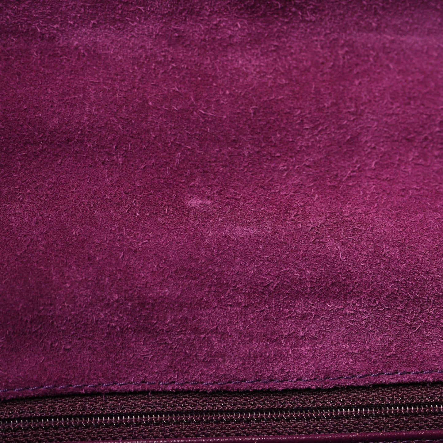 Suede Lambskin Scallop Quilted Medium Pagoda Flap Purple