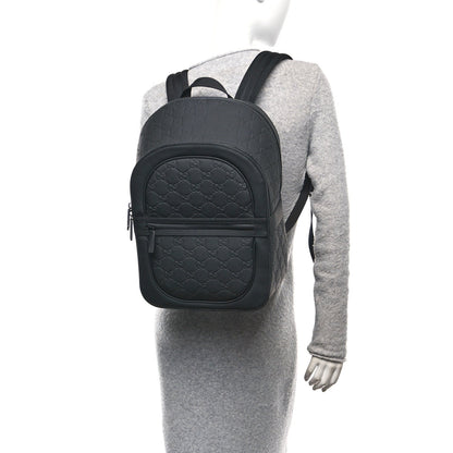 Rubber GG Backpack Black