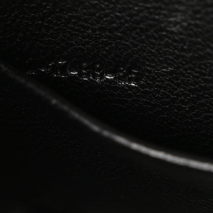 Calfskin Small Nile Bracelet Minaudiere Bag Black
