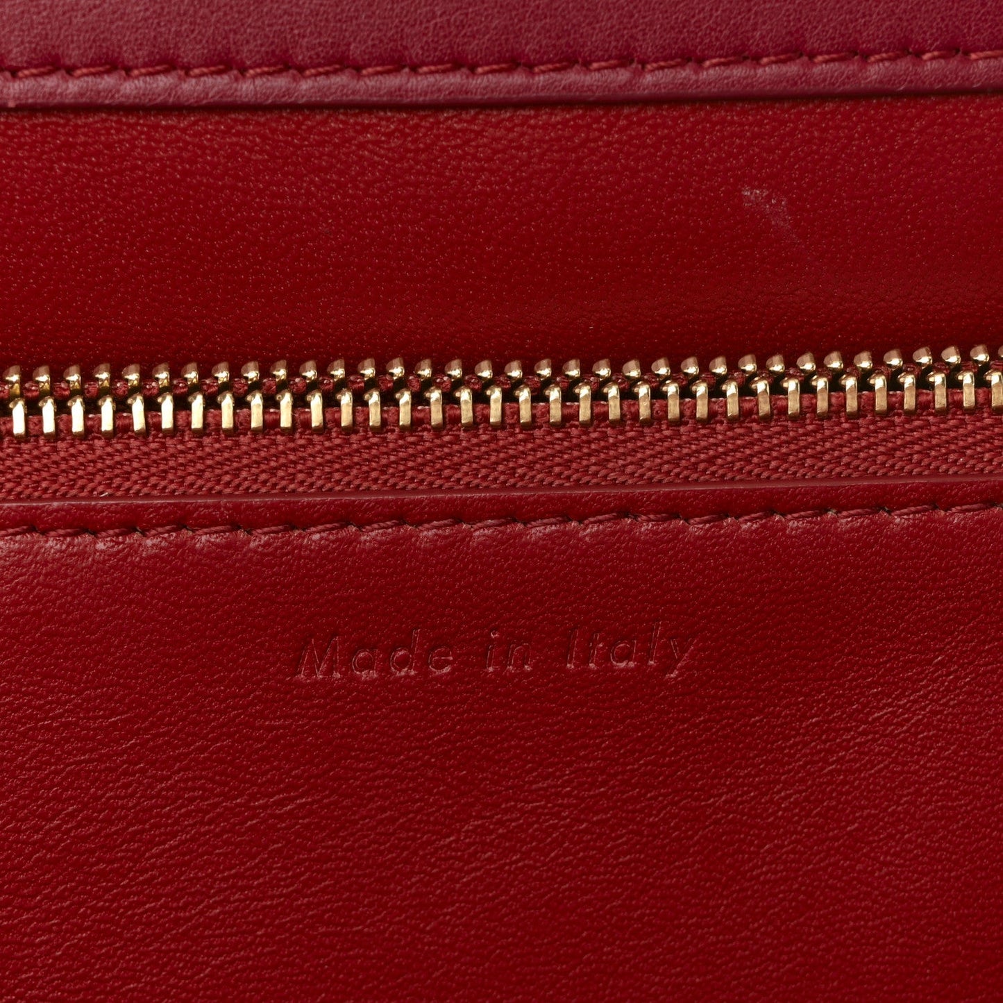 Patina Box Calfskin Medium Clasp Bag Scarlet
