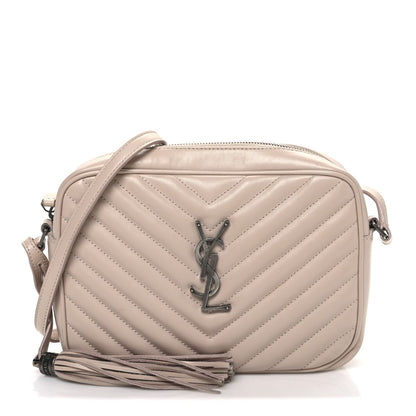 Calfskin Matelasse Monogram Lou Camera Bag Marble Pink