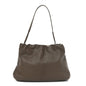 Goatskin XL Bourse Bag Brown Melange