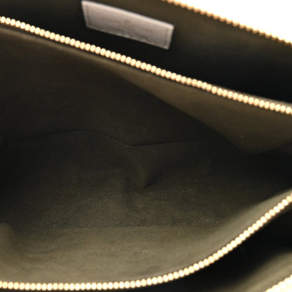 Lambskin Embossed Monogram Coussin PM Beige Cream