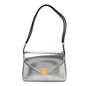 Metallic Calfskin Concerto Bag SIlver