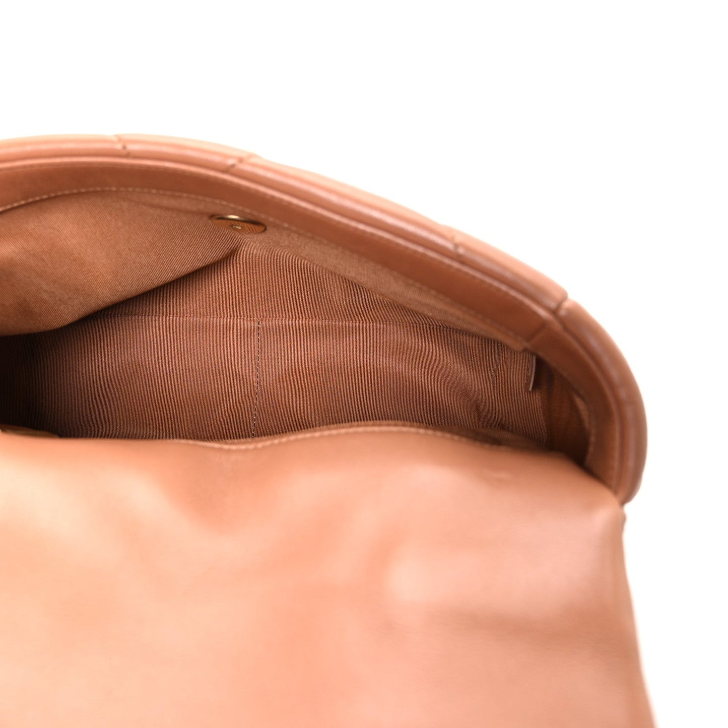 Lambskin Quilted Medium Chanel 19 Flap Brown