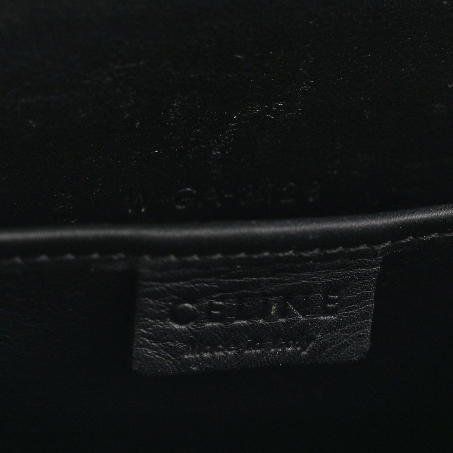 Baby Grained Calfskin Nano Tri-Color Luggage Zinc Almond