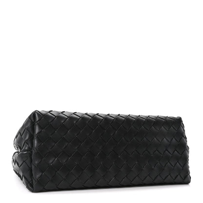 Nappa Intrecciato Medium Andiamo Shoulder Bag Black