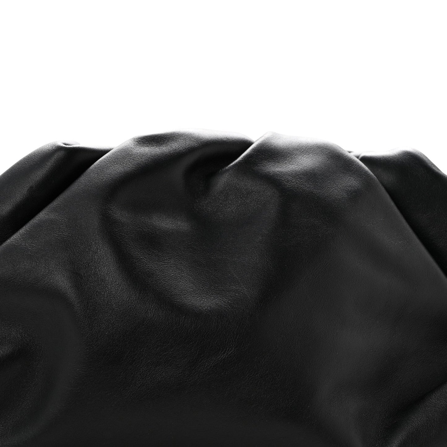 Smooth Butter Calf The Pouch Oversized Clutch Black