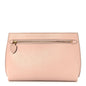 Grainy Calfskin Wristlet Clutch Ash Rose
