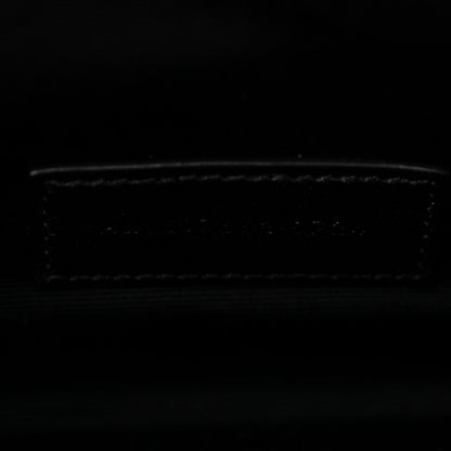 Grain De Poudre Matelasse Chevron Monogram Envelope Clutch Dark Beige