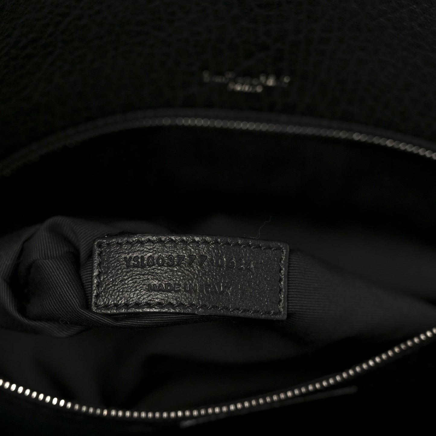 Grained Lambskin Monogram Large Niki Chain Satchel Black