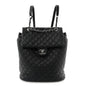 Calfskin Quilted Small Urban Spirit Backpack Black