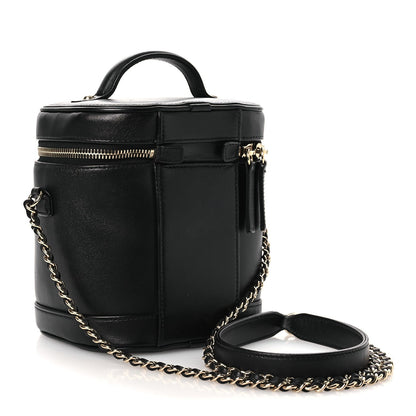 Lambskin Timeless Vanity Cosmetic Case Black