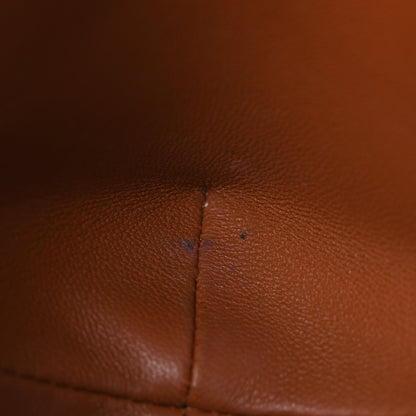 Triomphe Canvas Calfskin Teen Couer Heart Bag Tan