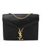 Grain De Poudre Monogram Cassandra Clasp Bag Black
