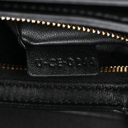 Shiny Calfskin Medium Triomphe Black